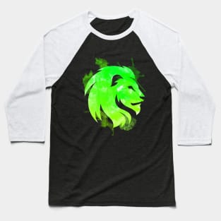 Lion watercolor Forest Baseball T-Shirt